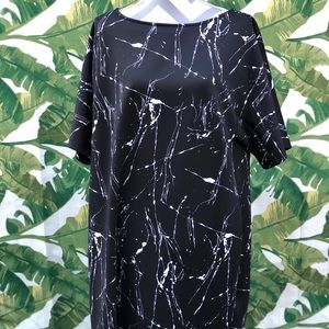 Black Splatter Paint Dress
